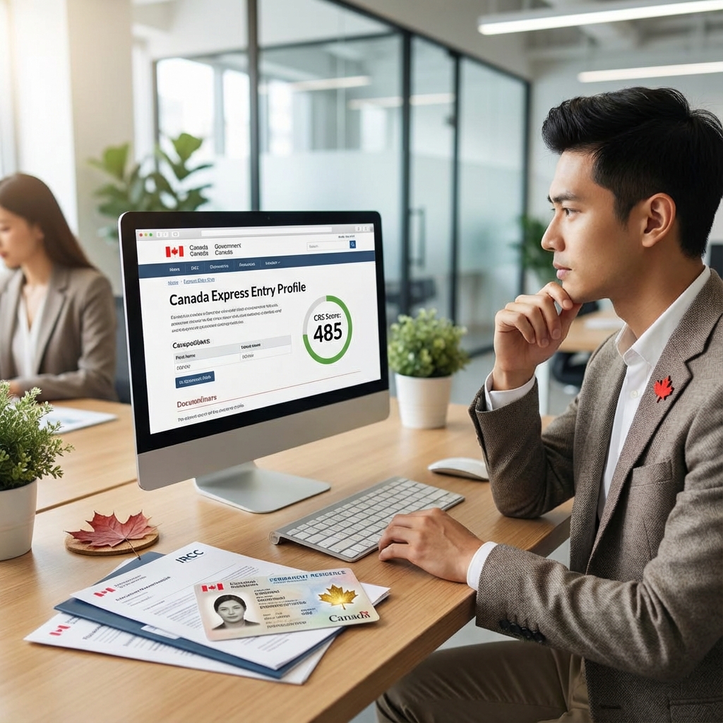 Skilled/Federal Immigration — Express Entry & PNP - Legal services illustration